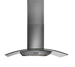 LOGIK L90CHDG14 Chimney Cooker Hood - Stainless Steel
